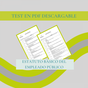 Test PDF Estatuto Básico del Empleado Público